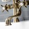 Kingston Brass KS248AB Deck Mount Clawfoot Tub Faucet with Hand Shower, Antique Brass KS248AB - alternate 3